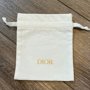 Dior Drawstring Jewelry Dust Bag